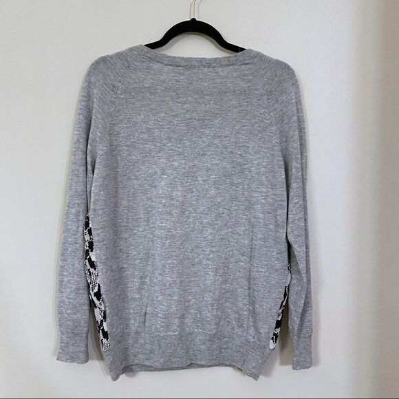 Joie-printed Cashmere Wool Blend Sweater - Picture 5 of 10